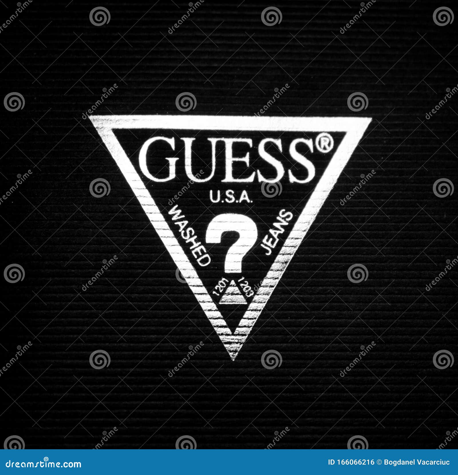 Guess logo editorial photo. Image of question, 166066216