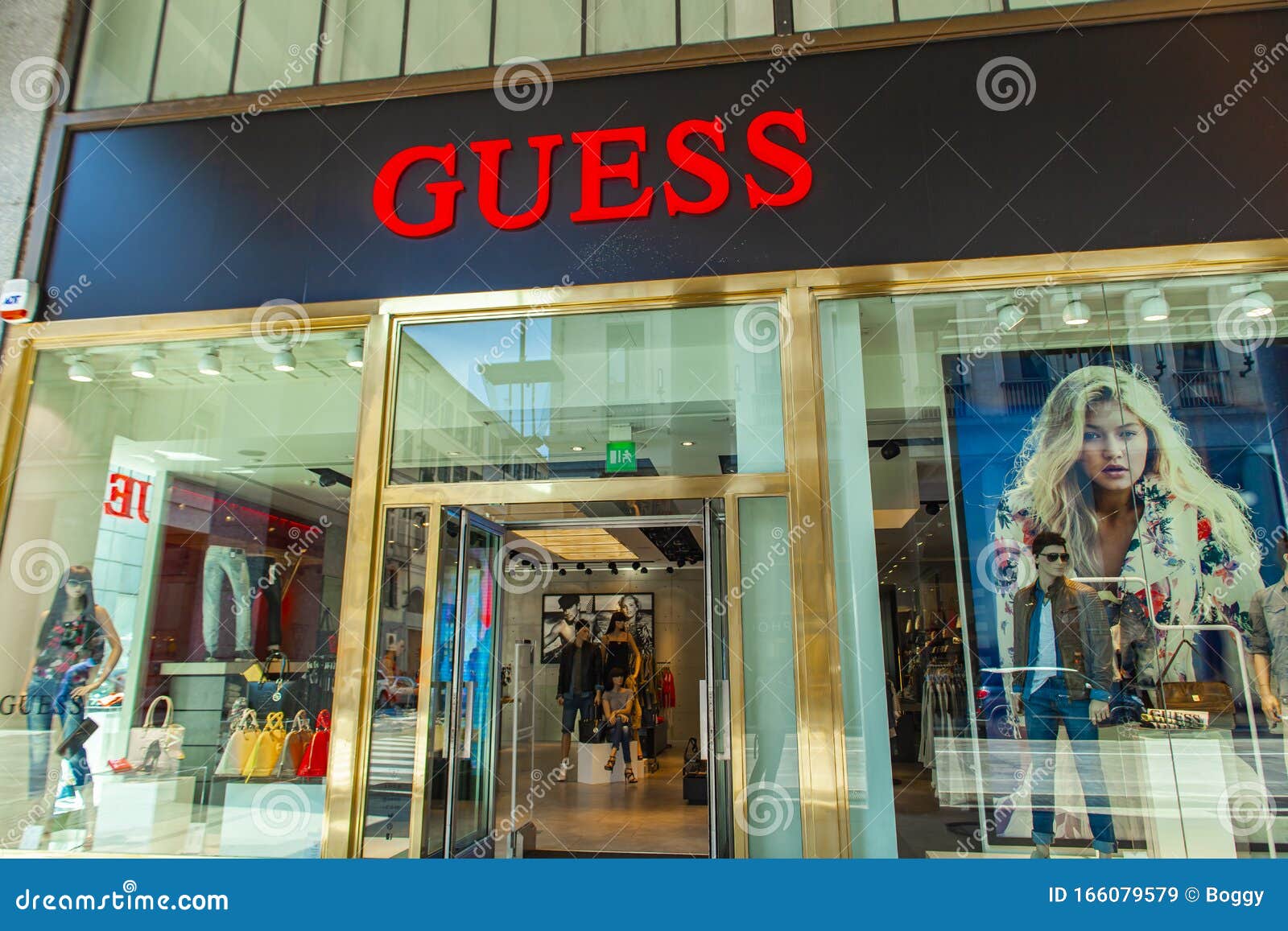 Guess store editorial stock image. Image of europe, company - 166079579