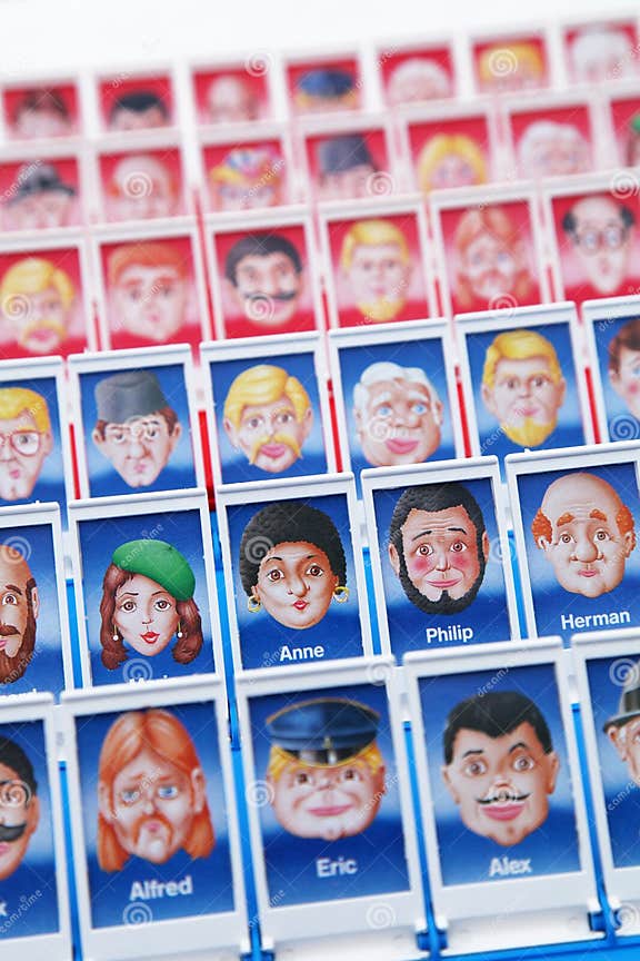 Guess who editorial stock image. Image of person, board - 78059989