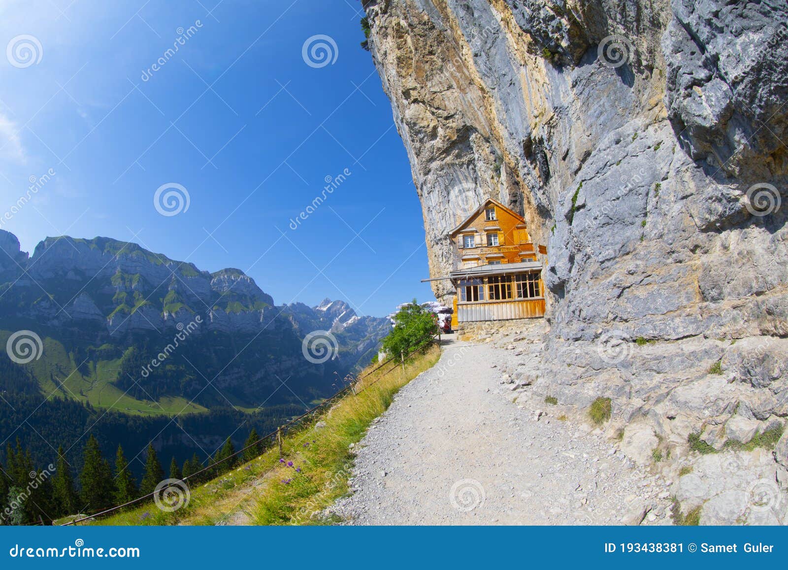 mountain guest house and landscape  | switzerland