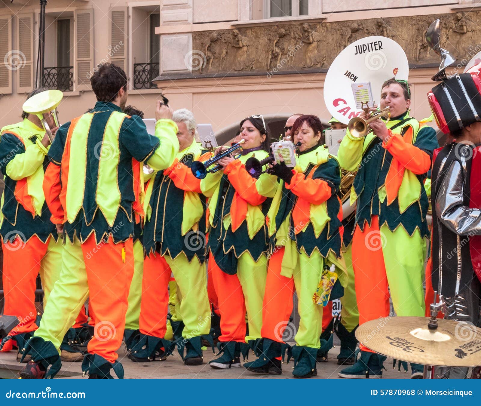 Guggenmusic Fracassband Sounds in the Town Hall Square and the S ...