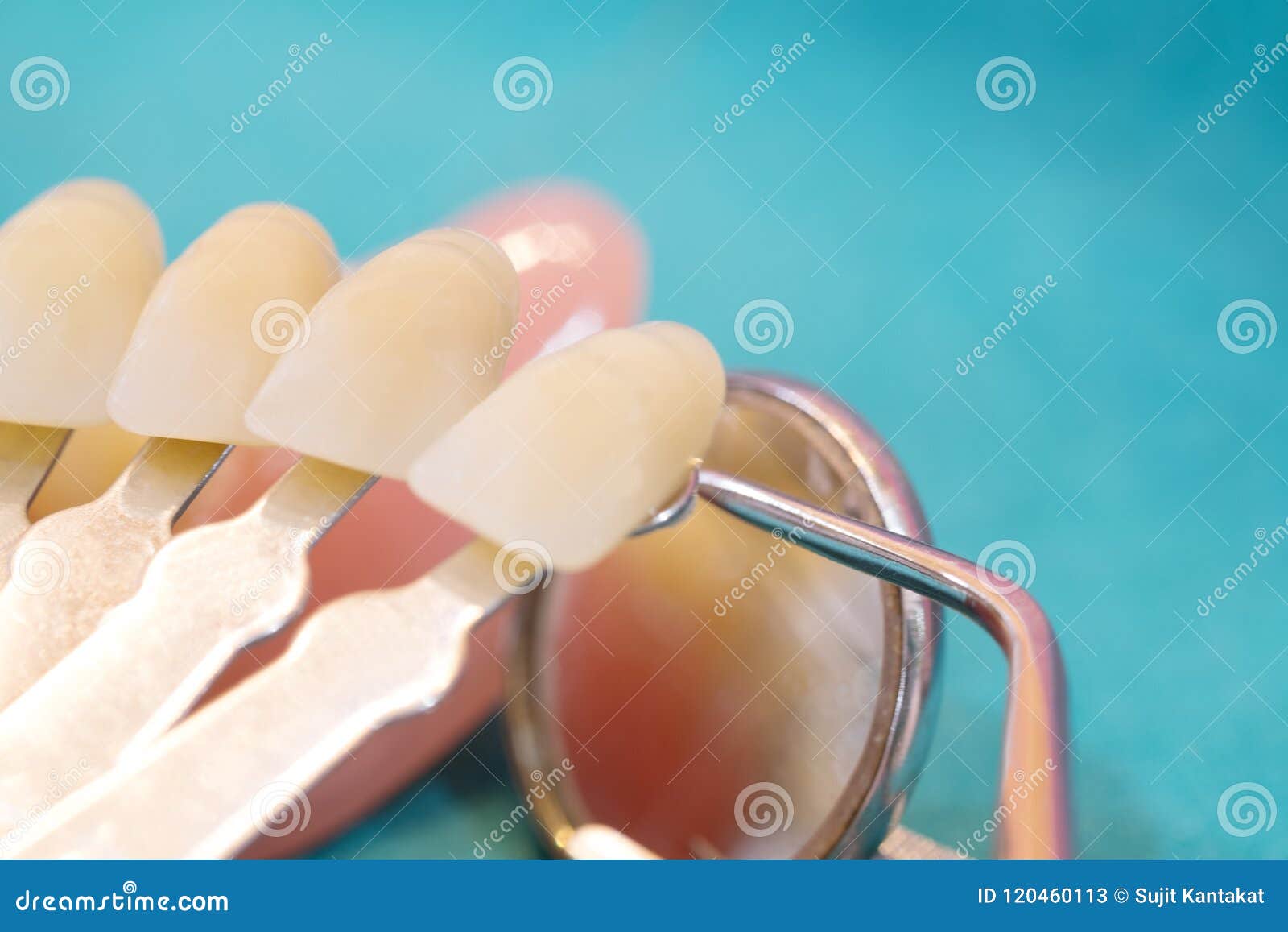 ATTREZZATURA ODONTOIATRICA GUIDA Tinta Denti Carta Colori Dentali Orale - Foto 6