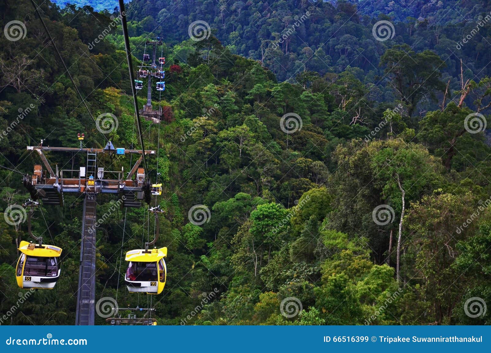 Guidelines of Cable Car To Genting Editorial Stock Image  Image of