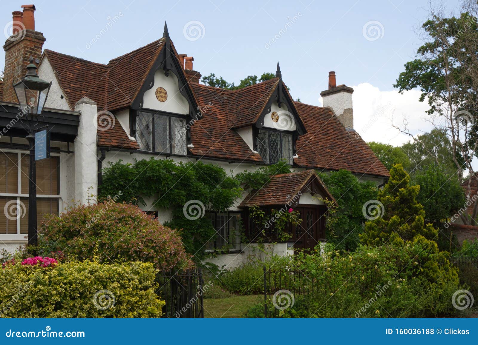 Cottage at Shere, Surrey, England Editorial Stock Photo Image of