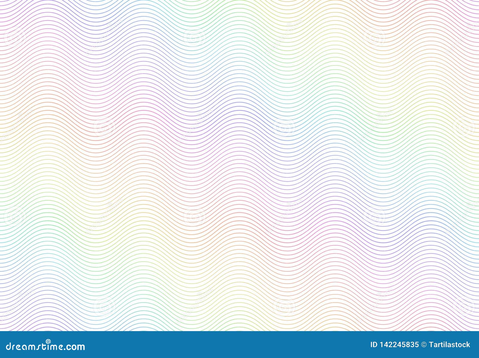 guilloche watermark texture. textured passport paper, banknote secure rainbow pattern and color line waves 