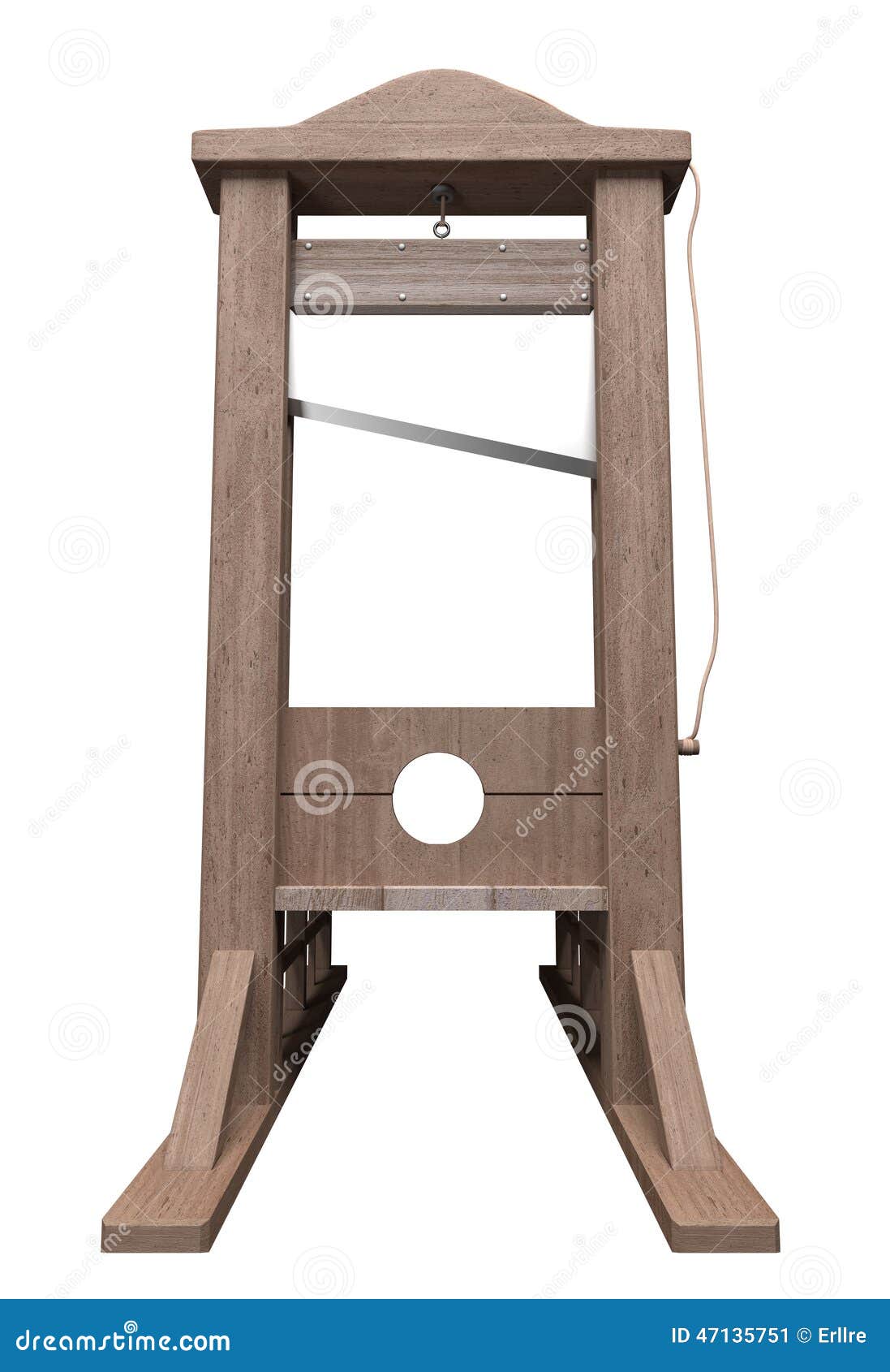 Guillotine stock illustration. Illustration of murder - 47135751