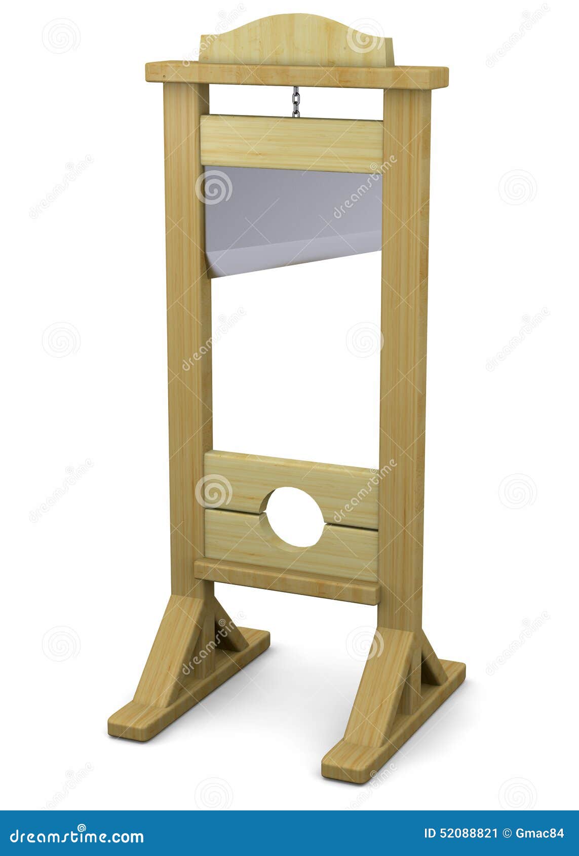 Guillotine 3D Stock Image 52088821