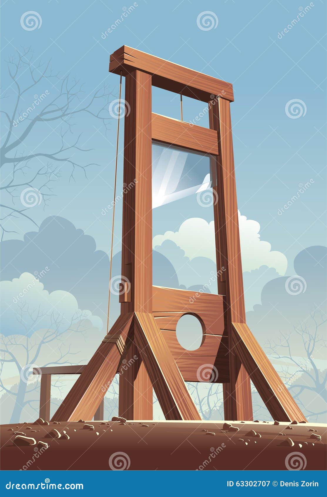 Guillotine Cartoon Vector Cartoondealer Com Guillotine Cartoon Vector Cartoondealer Com