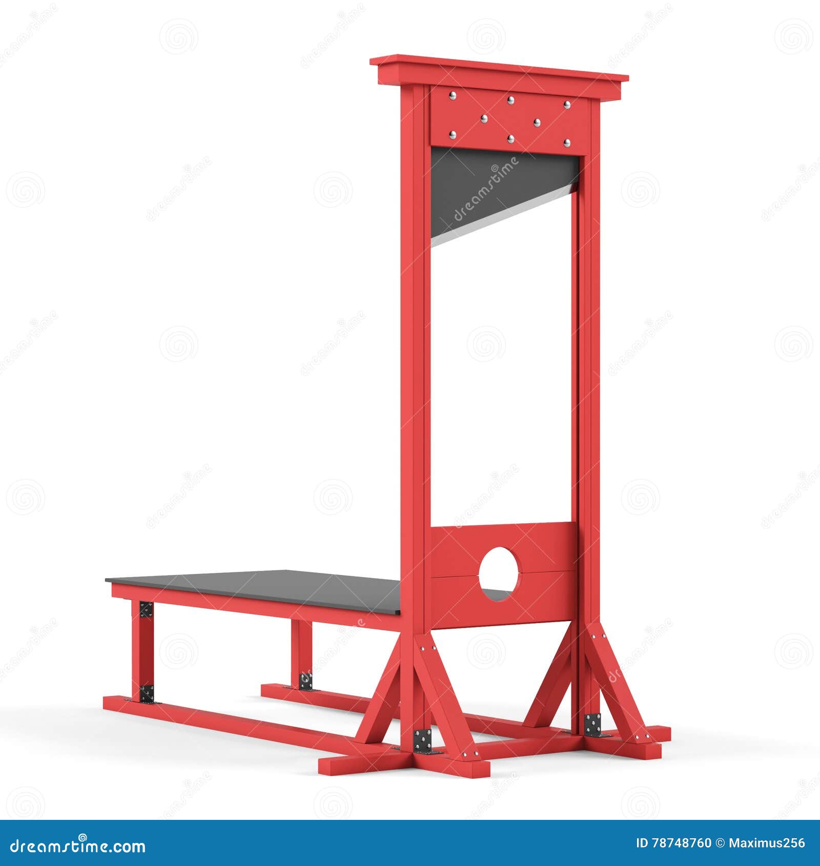 Guillotine stock illustration. Illustration of deadline 78748760