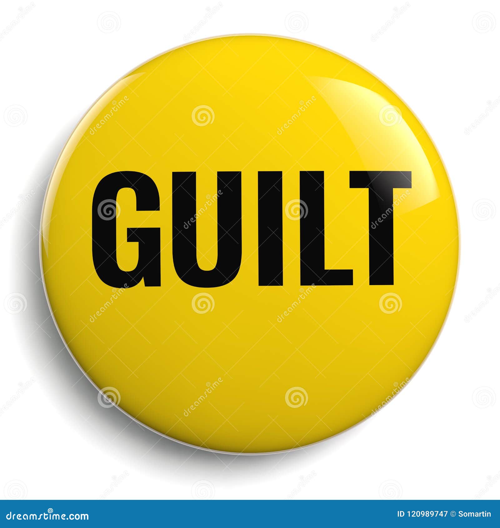 Guilt Symbol Icon Isolated stock illustration. Illustration of circle