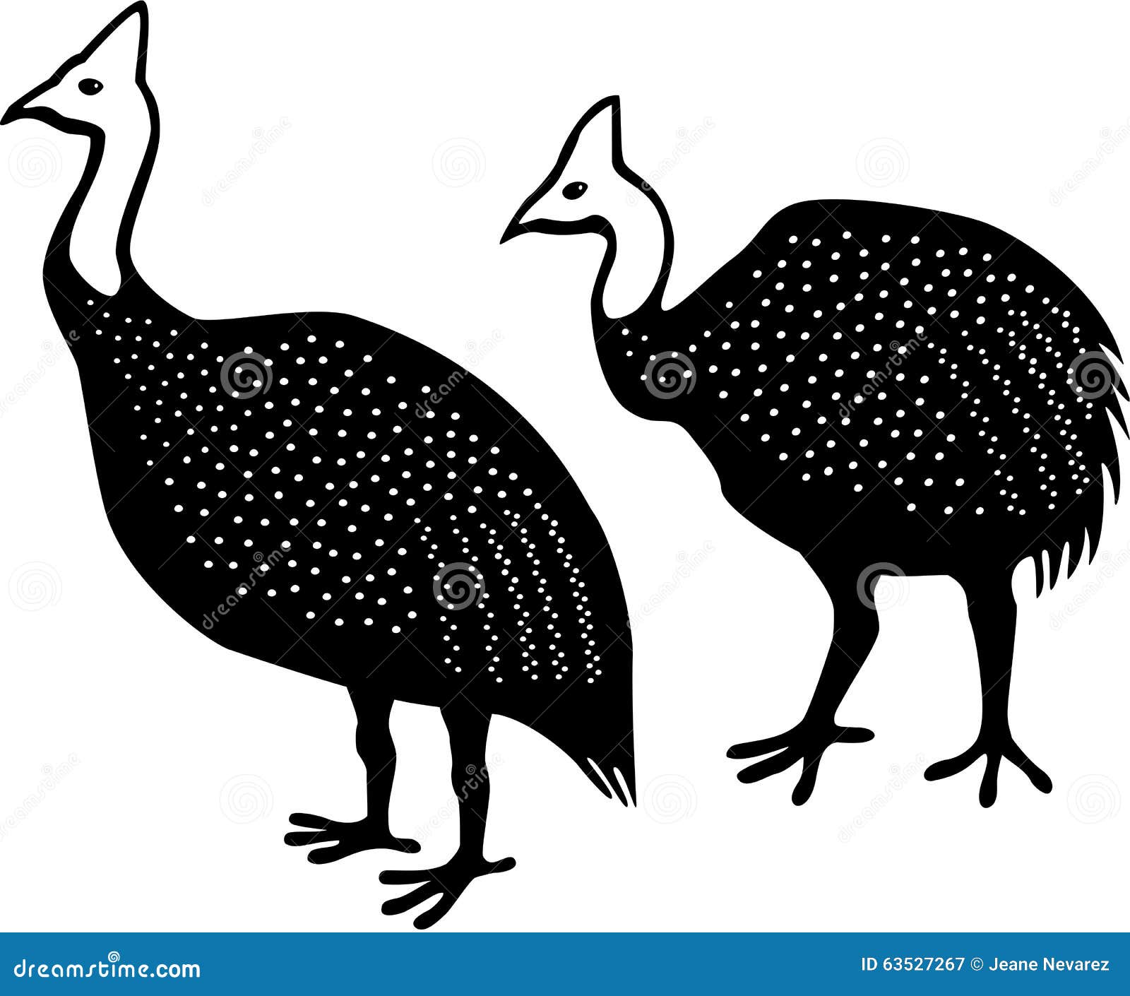 guinea fowls