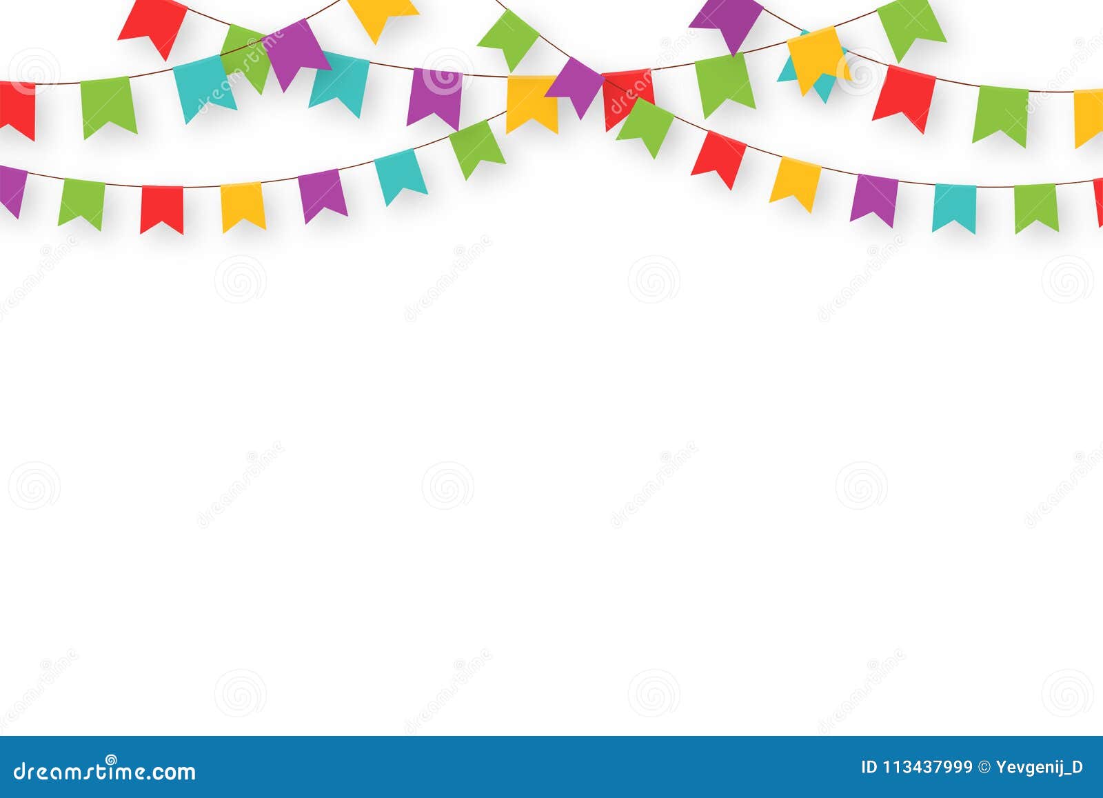 Bandera bandera de banderines de Feliz Cumpleaños Fiesta Decoración Guirnalda Blanco 
