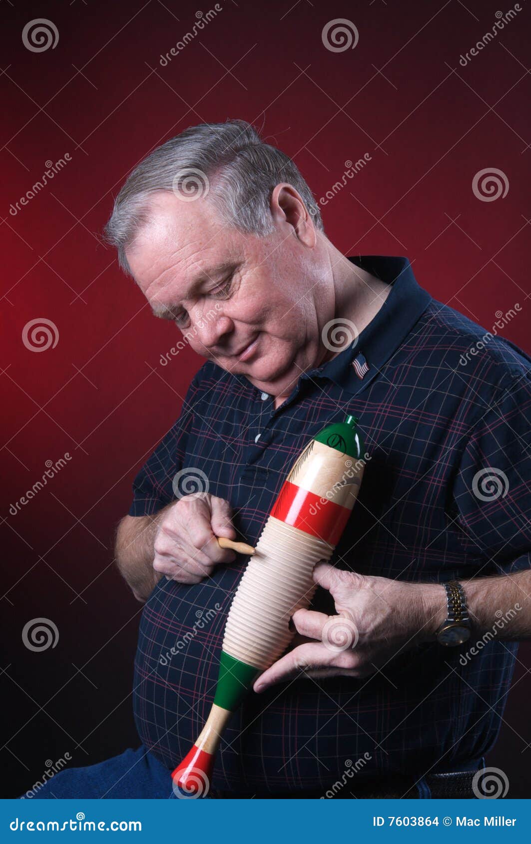 Guiro Goard Being Played stock photo. Image of latin, guiro 7603864