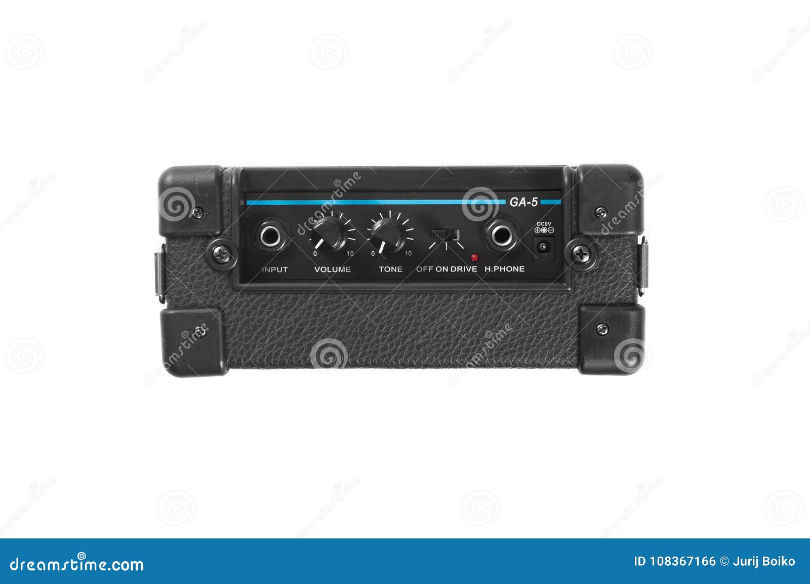 Guitar Amplifier Isolated on White Background. this Has Clipping Path