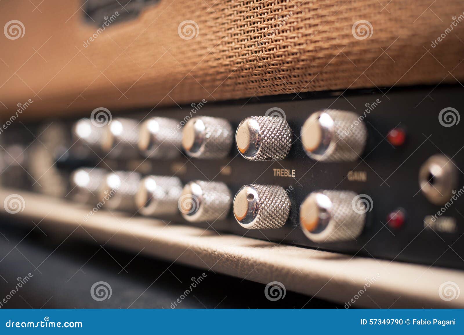 Guitar Amplifier Knobs Detail Stock Photo Image of knobs, selective