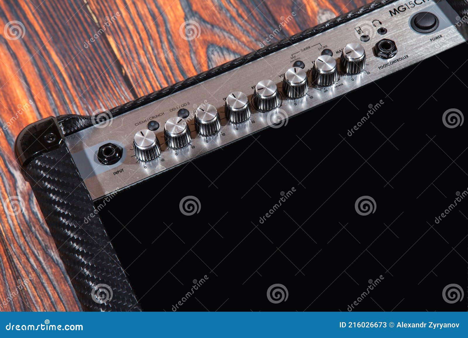 Combo Amplifier for Electric Guitar. Closeup Stock Image Image of loud, black 216026673