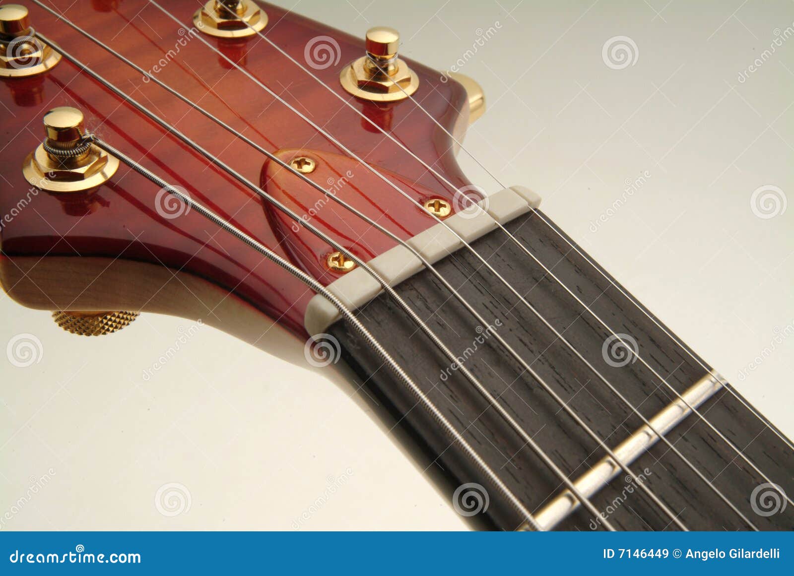 Guitar detail stock image. Image of show, string, instrument 7146449