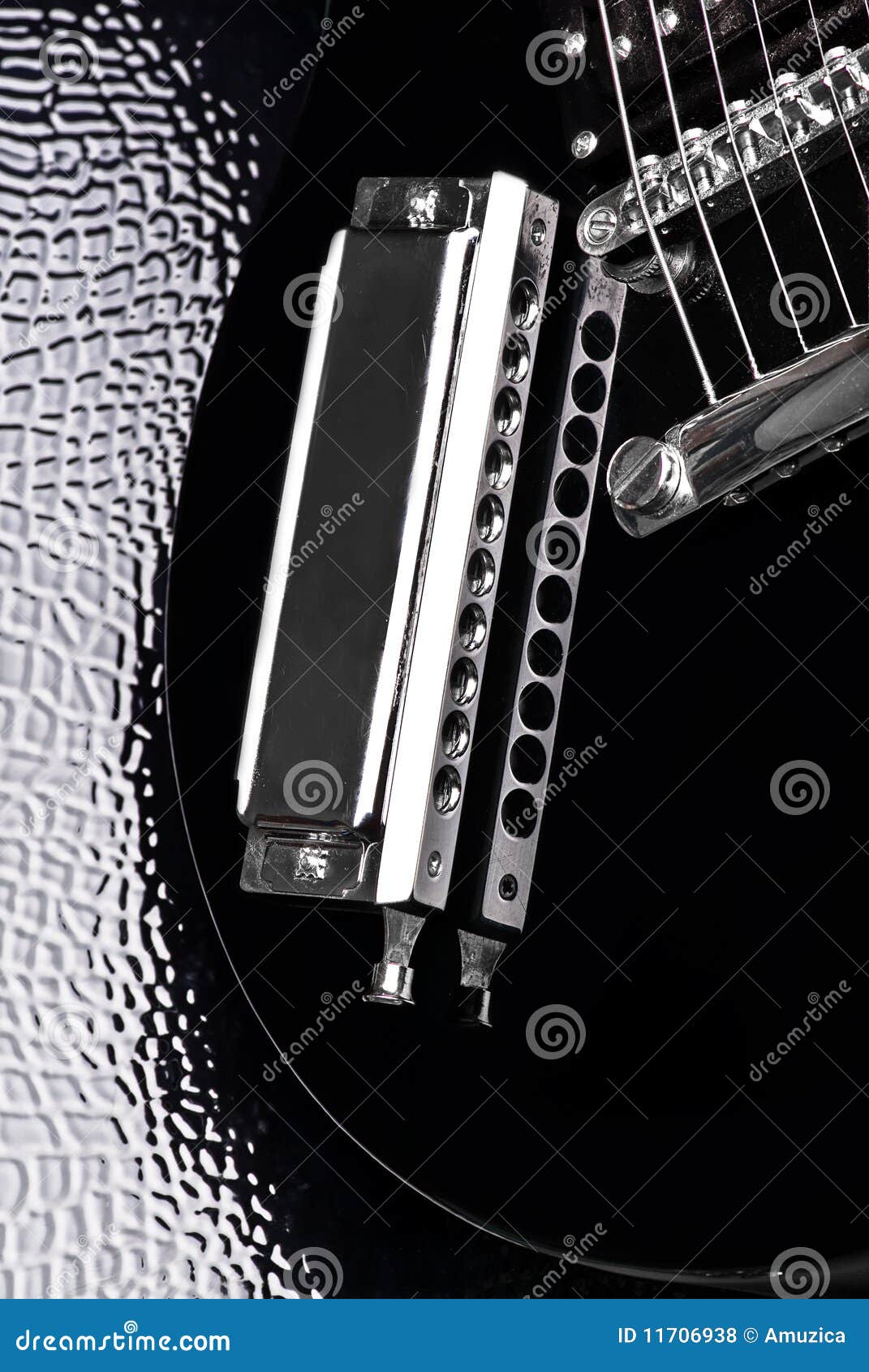 Guitar and harmonica stock photo. Image of guitar, folk 11706938