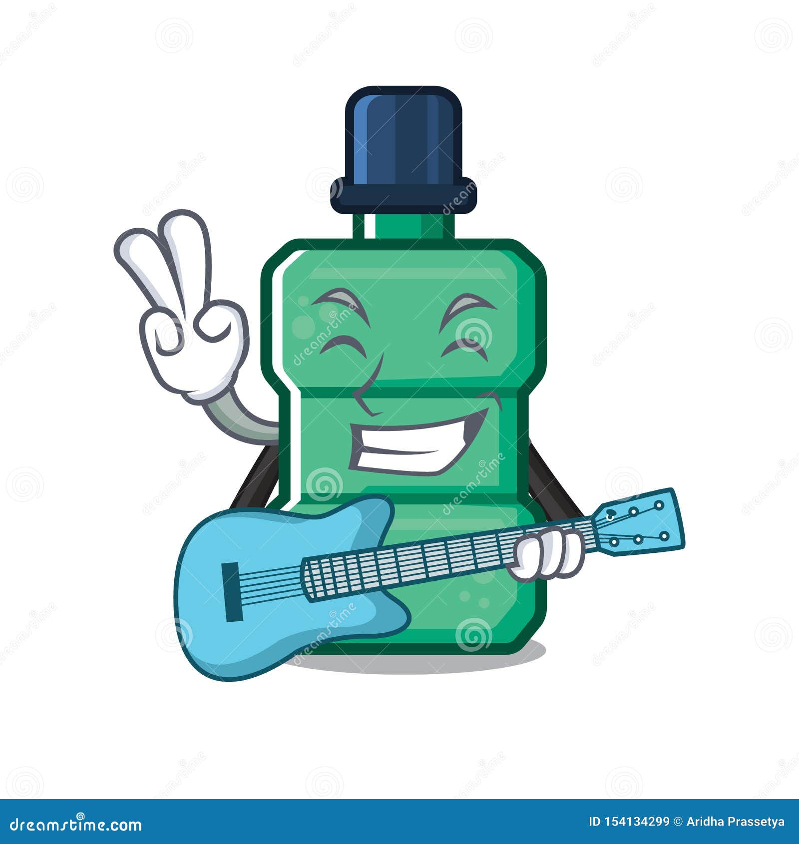 Guitar Mouthwash Stock Illustrations 1 Guitar Mouthwash Stock