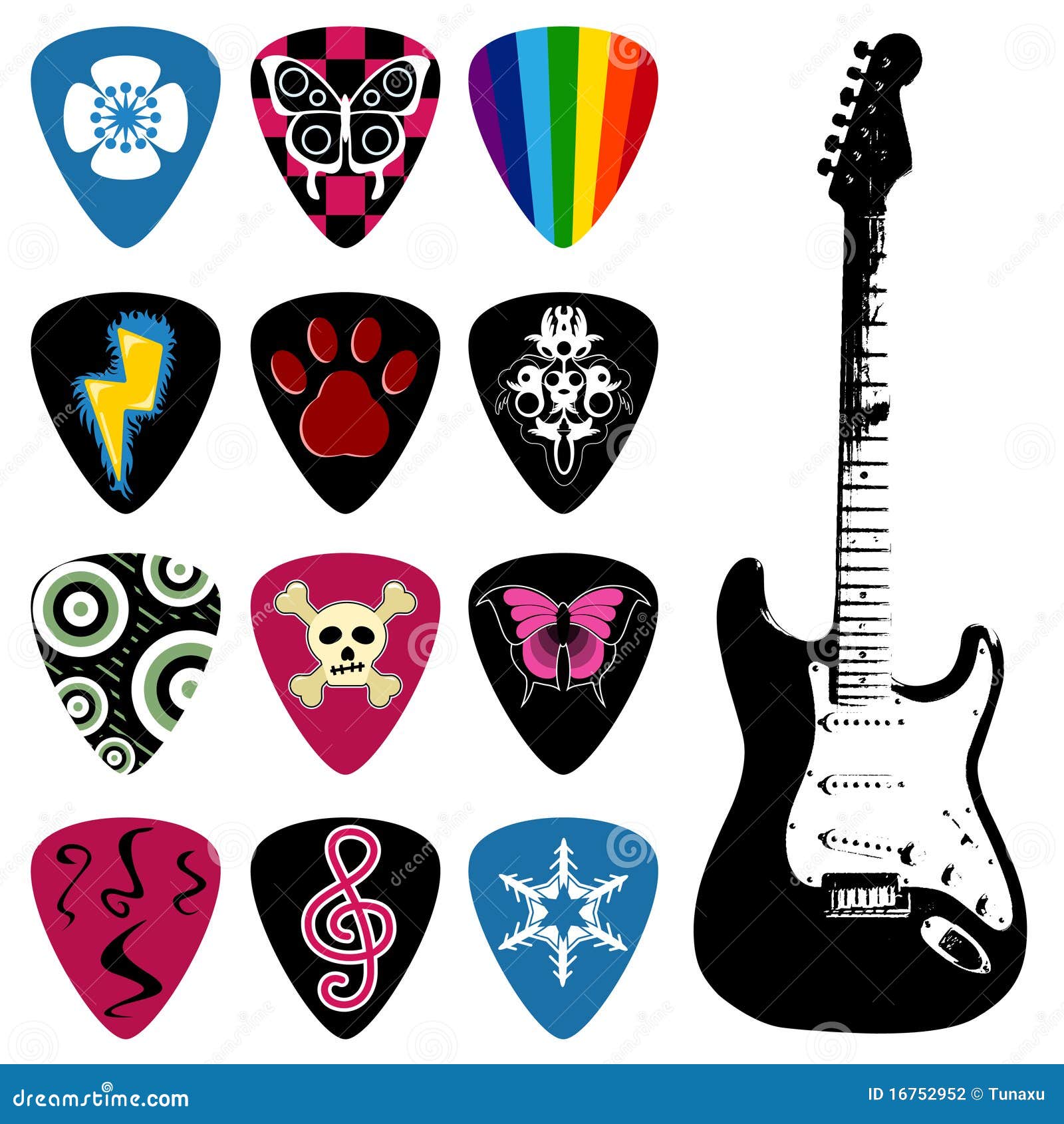 Guitar Pick Or Plectrum Stock Photography Image 16752952
