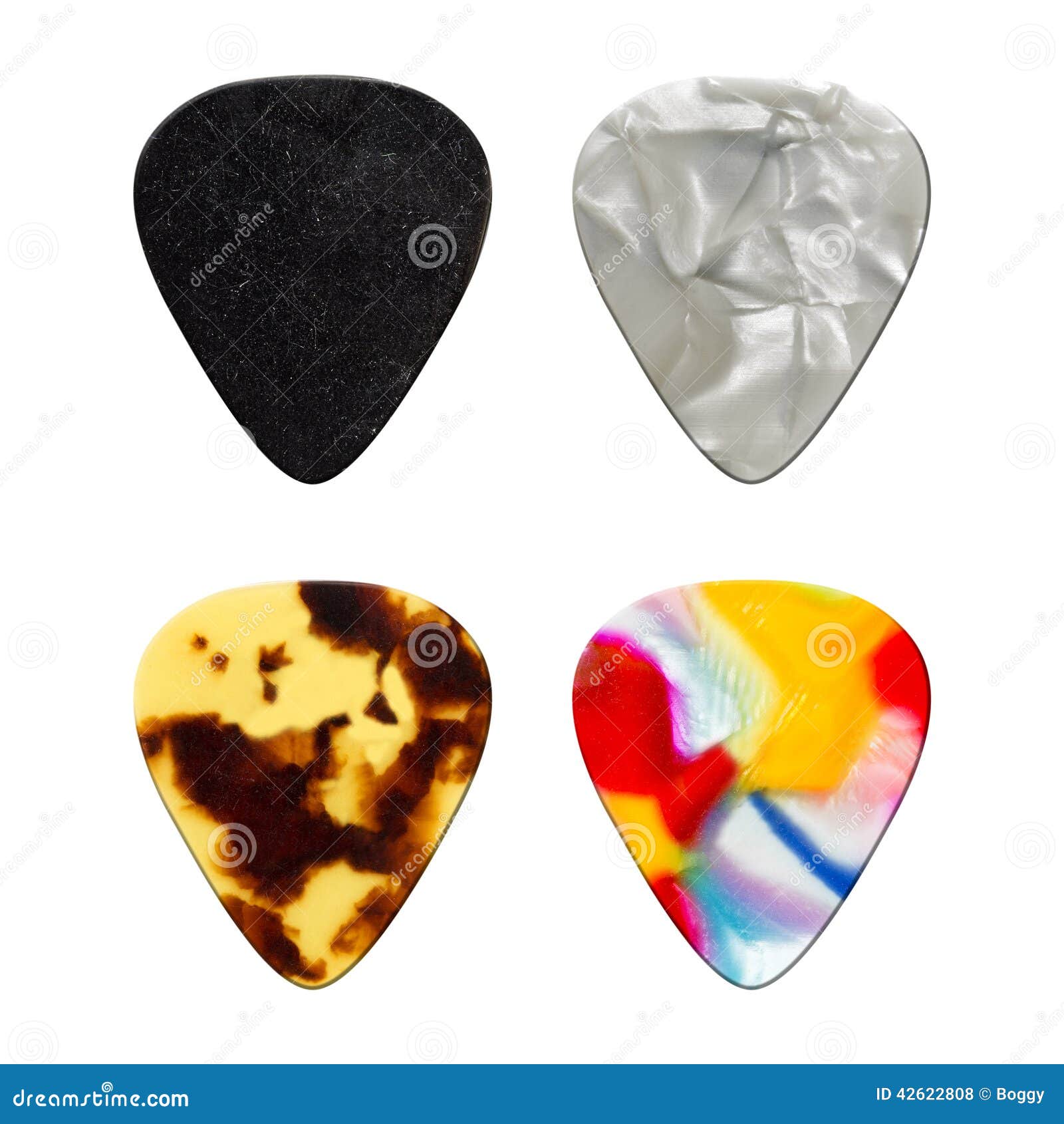 Guitar picks stock photo. Image of flex, plastic, small 42622808