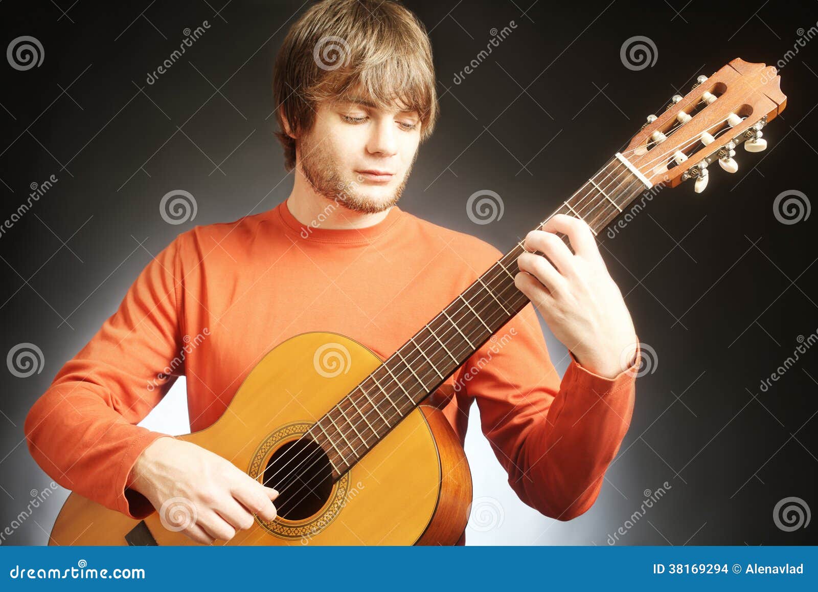 Guitar Player Acoustic Guitarist Stock Photo Image of hispanic