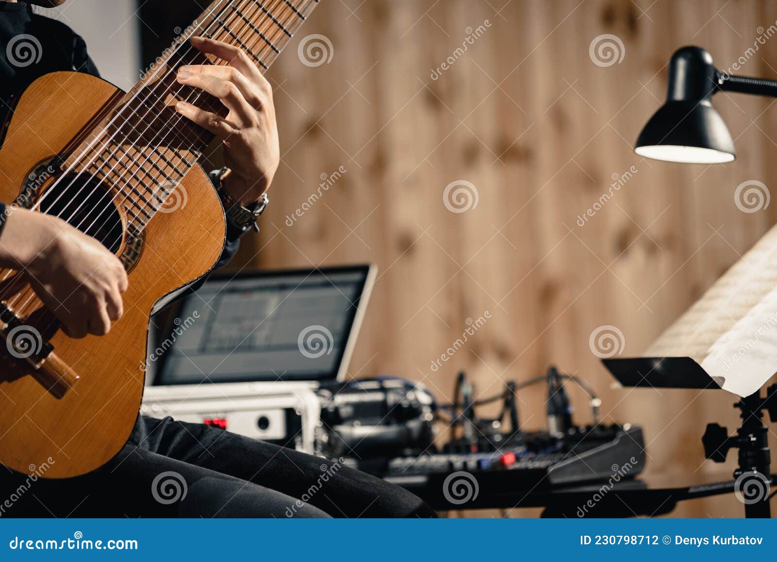 guitar player hands