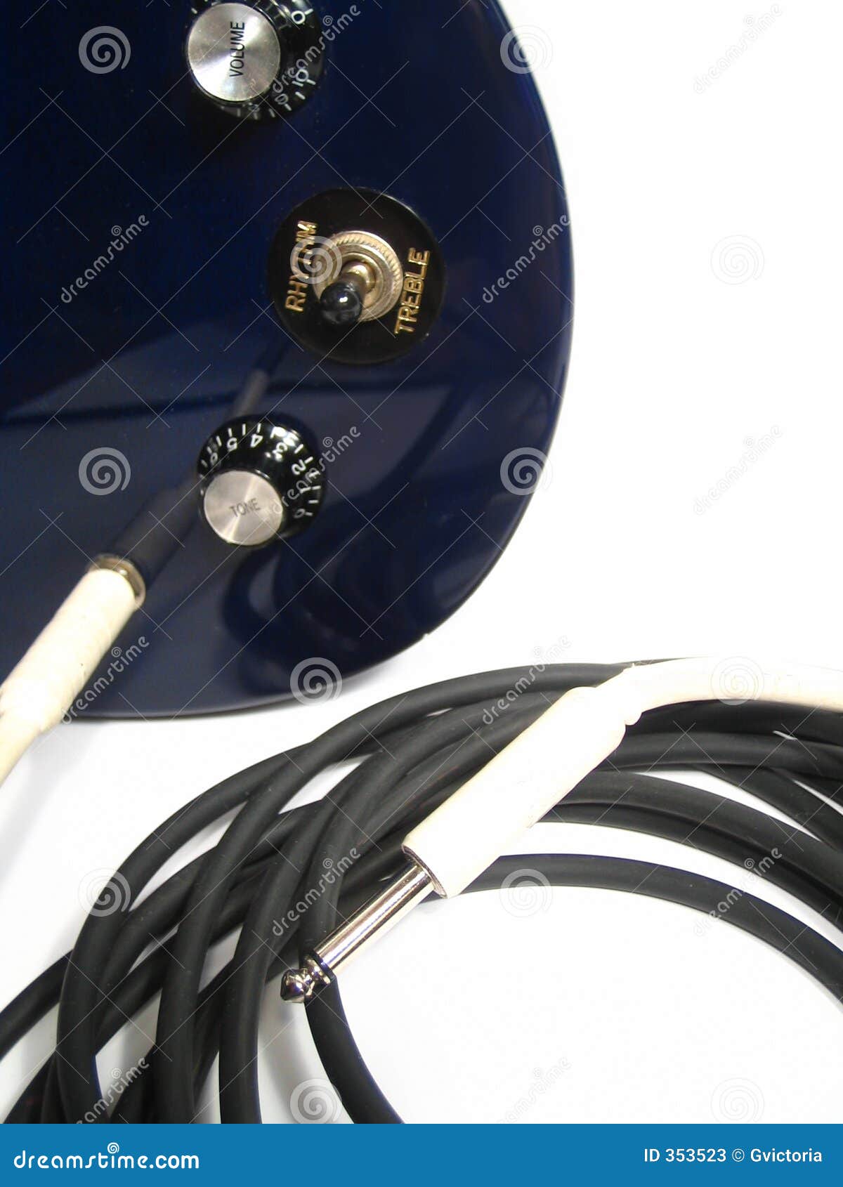 Guitar plug stock image. Image of cords, music, guitar 353523