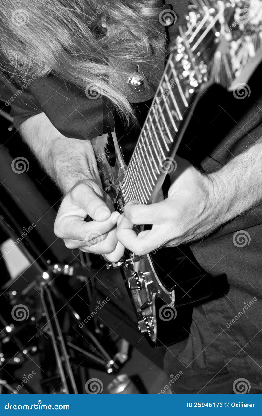 Guitar Tapping stock image. Image of jamming, live, trance 25946173
