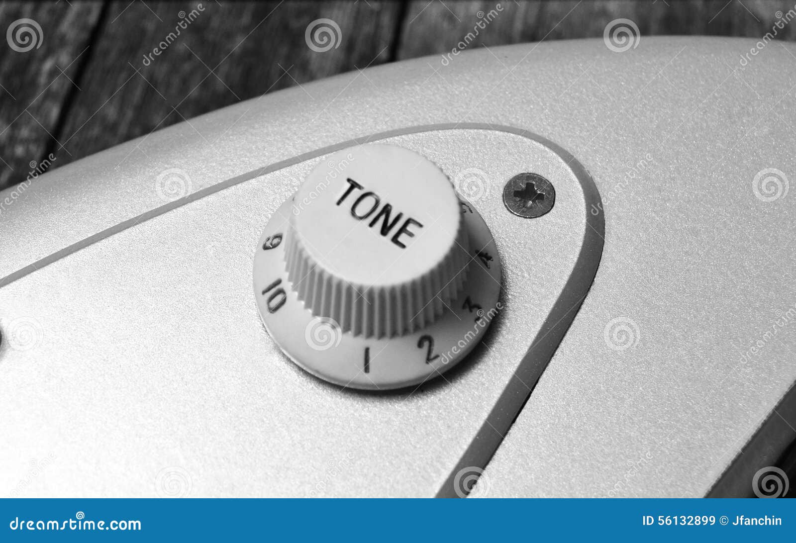 Guitar tone knob stock image. Image of electricity, audio 56132899