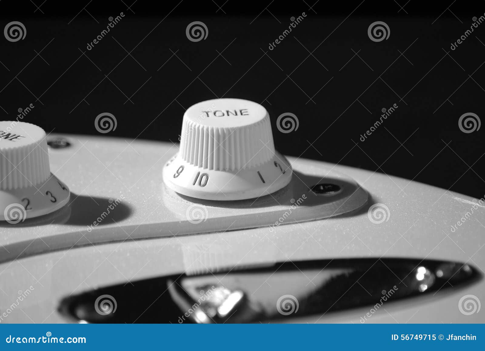Guitar tone knob stock image. Image of power, blues, electricity 56749715
