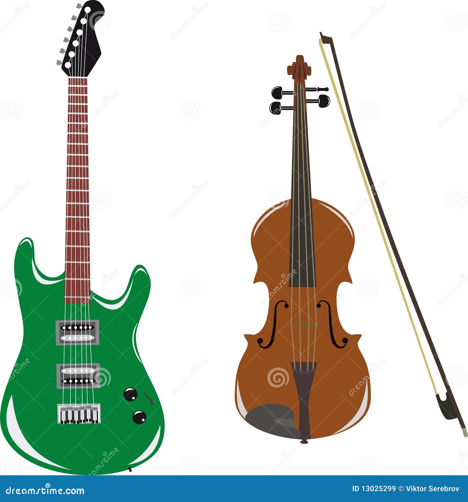 guitar and violin