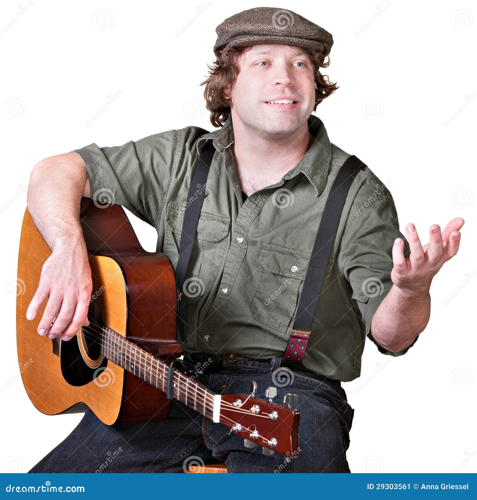 Guitarist with Arm Extended Stock Image Image of adult, musician