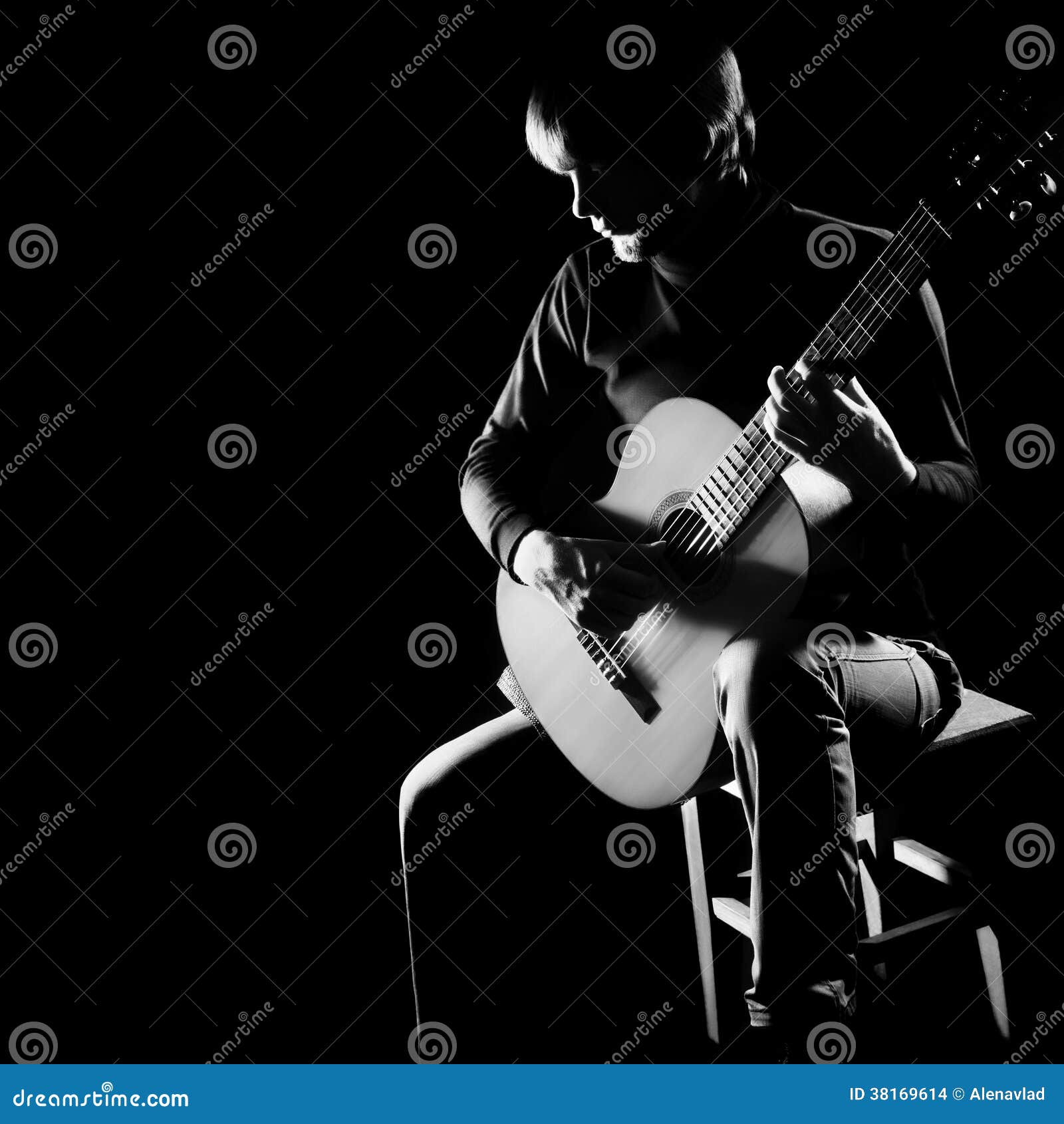 Chat Gris Jouant De La Guitare Acoustique Sur Arc-en-ciel Photo stock -  Image du bille, concert: 227817912