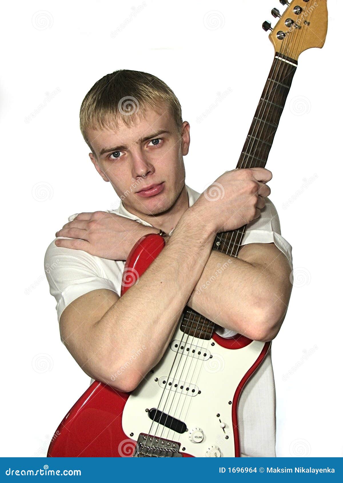 Guitarplayer1 stock photo. Image of tune, performer, band 1696964
