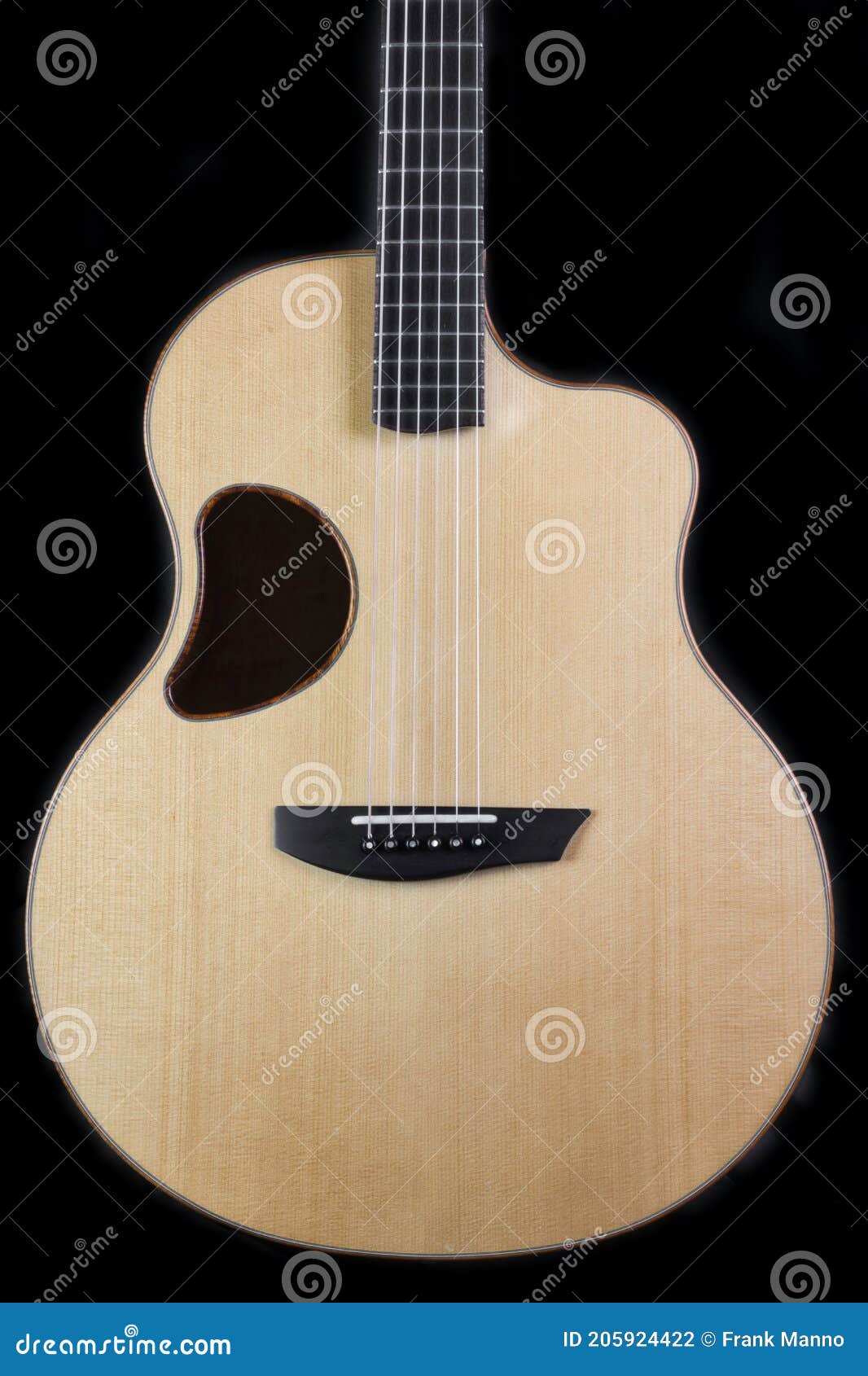 Guitarra Acústica De Forma Estranha Com Um Buraco De Som único Em Forma De  Feijão Foto de Stock - Imagem de furo, também: 205924422