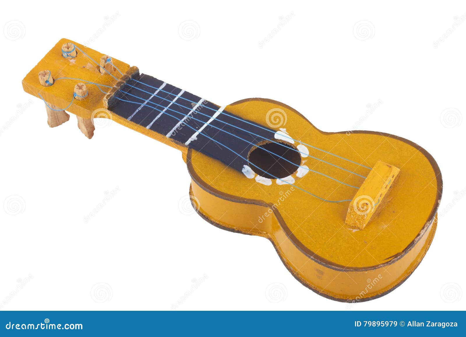 Guitarra De Madera Del Juguete Imagen de archivo - Imagen de latino,  aislado: 79895979