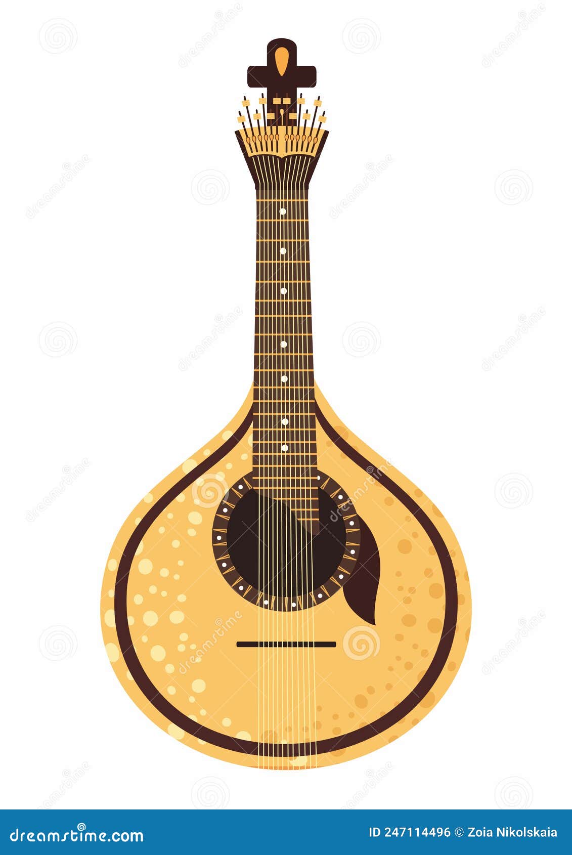 guitarra portuguesa ancient fado folk musical instrument in portugal. portuguese guitar.  