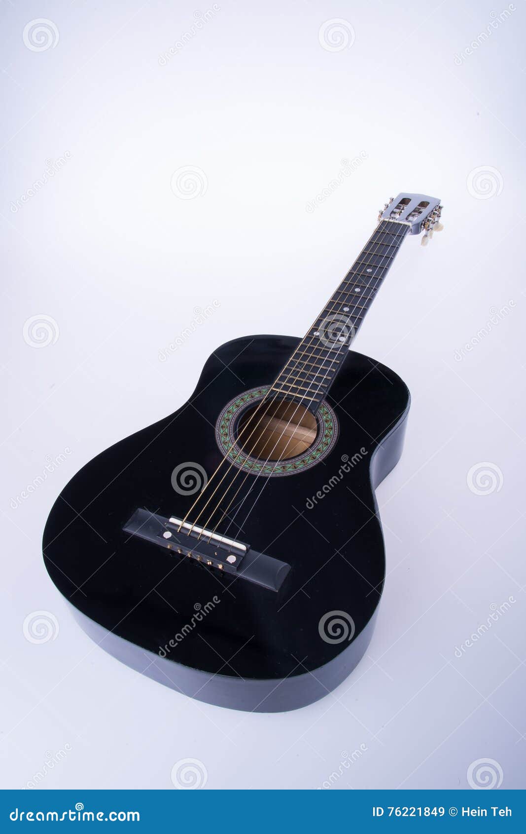 Guitars or Black Color Guitars on a Background. Stock Image Image of