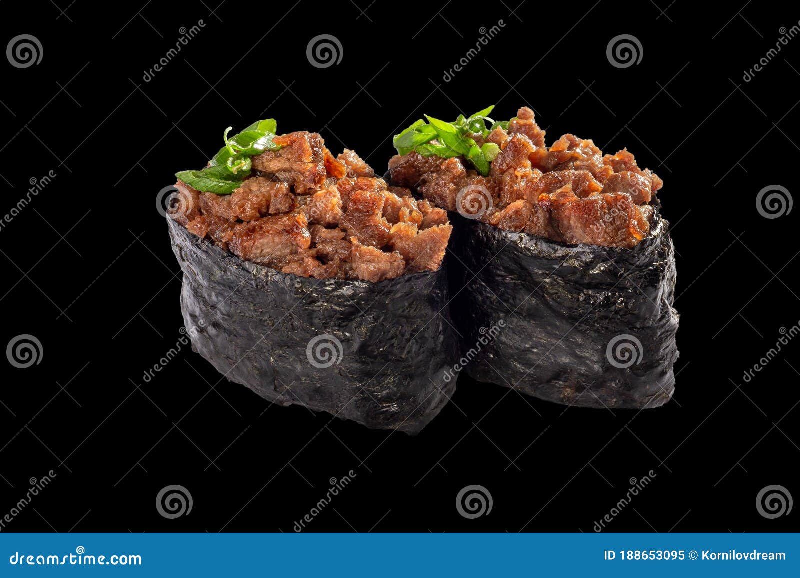 Gunkan beef soboro Fuki Sushi