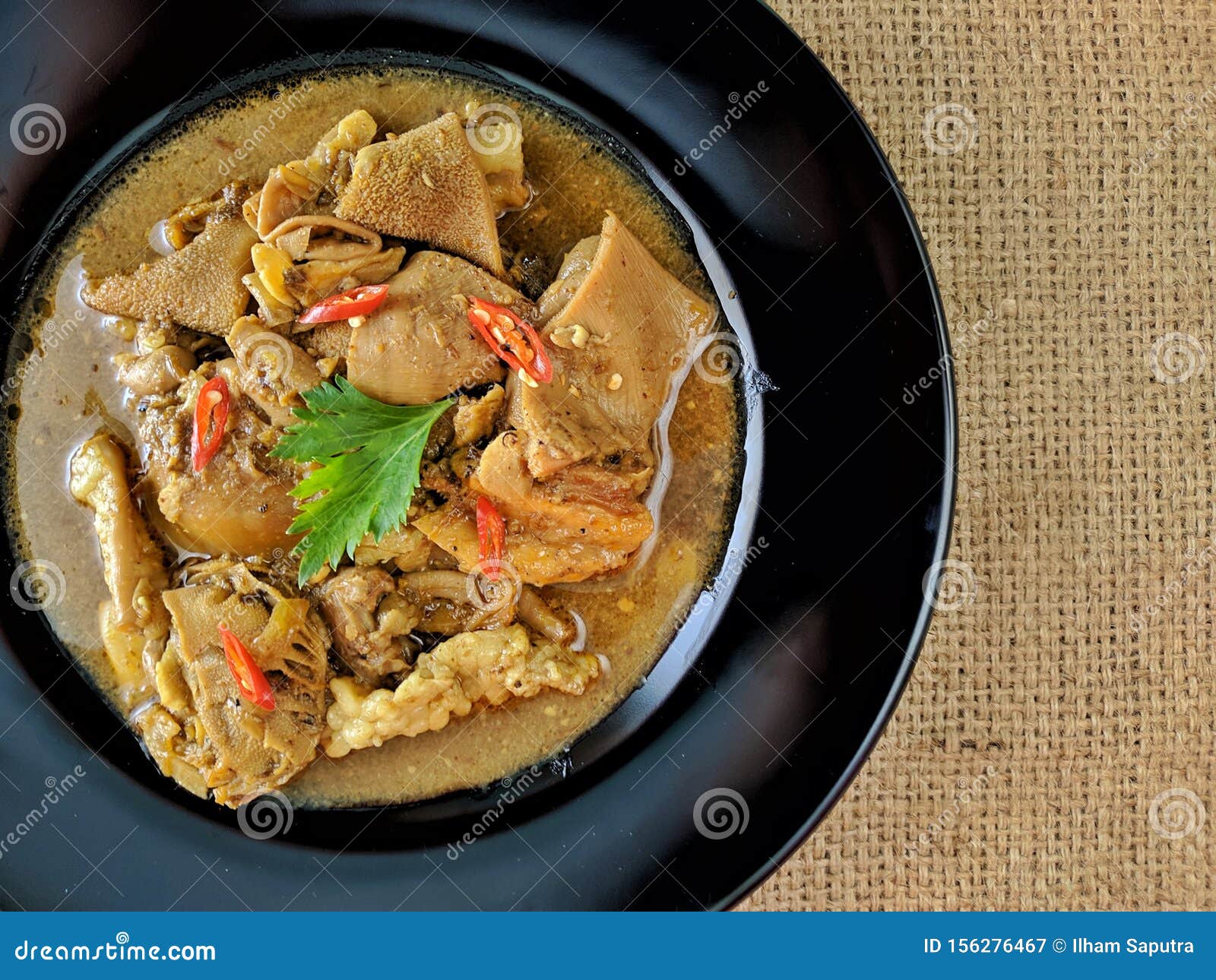 Gulai Kambing Is Indonesian Traditional Food Type Of Food Containing Rich Spicy And Succulent Curry Like Sauce Stock Image Image Of Javanese Lunch 156276467
