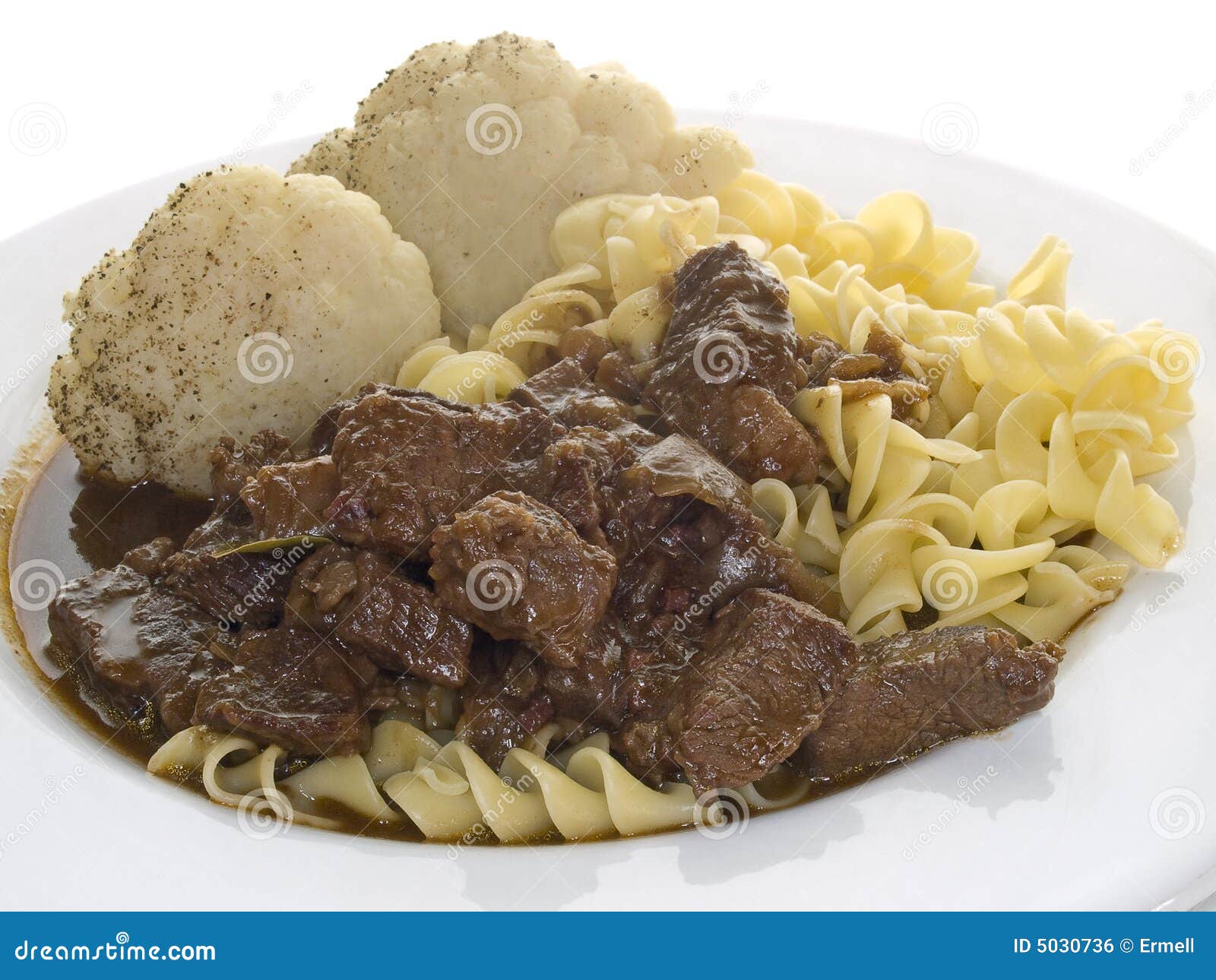Gulasch with noodles stock photo. Image of goulash, noodles 5030736