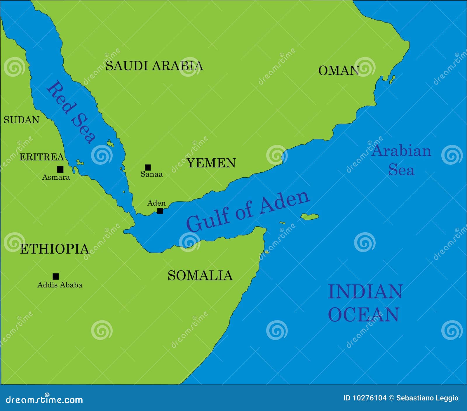 gulf of aden map