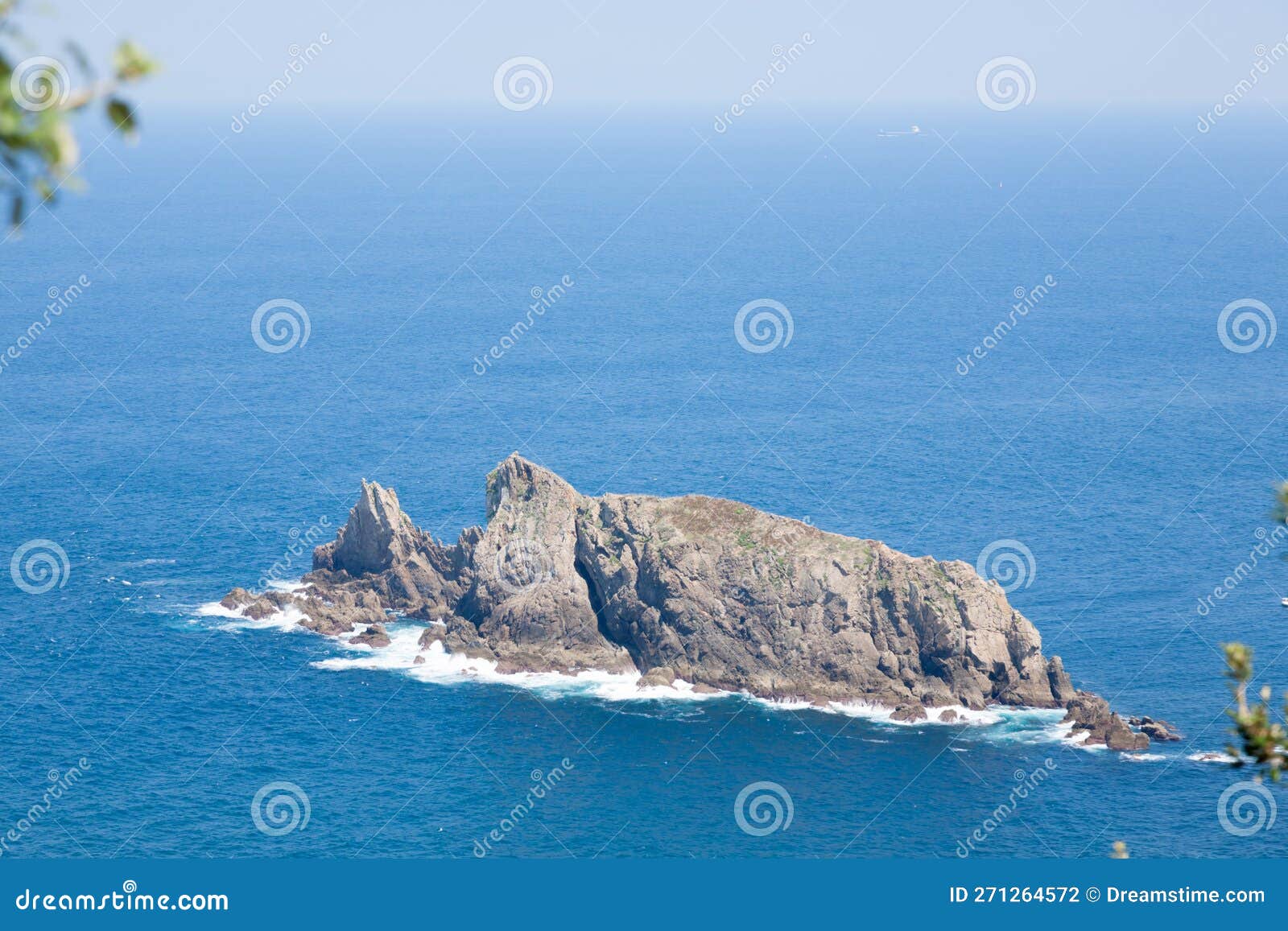 gulf of biscay view from cape villano, spain