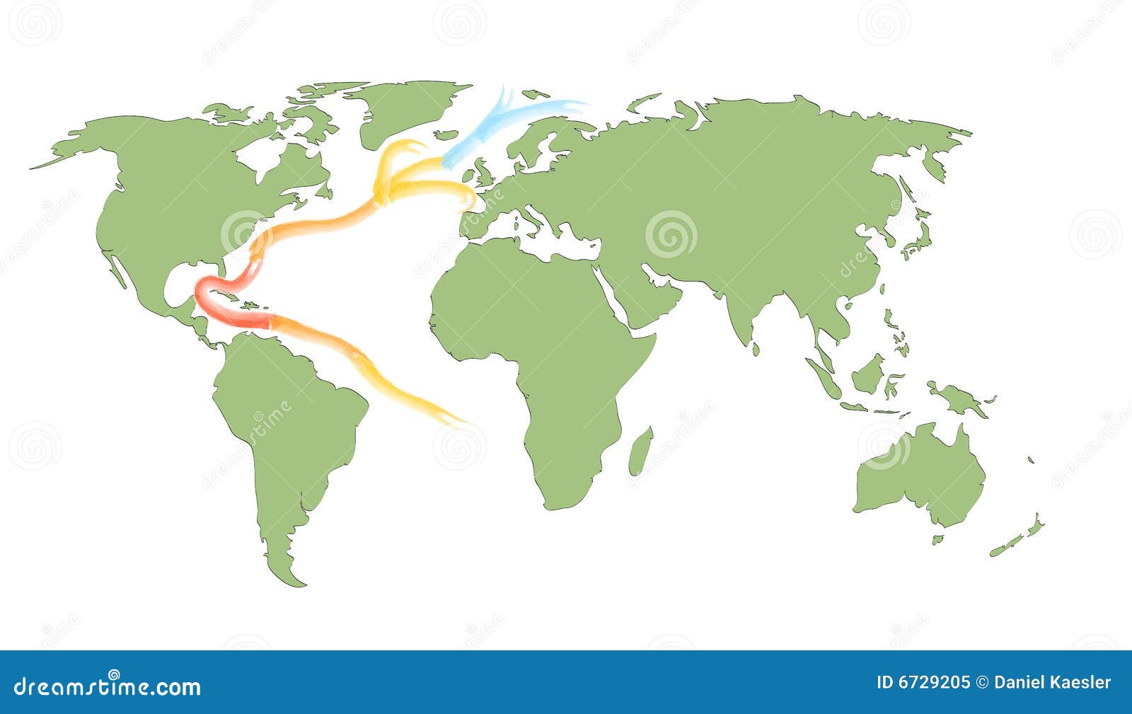 gulf stream world map