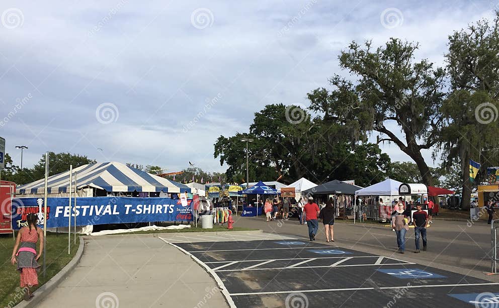 Gulfport Mississippi Crawfish Festival Editorial Stock Image Image of