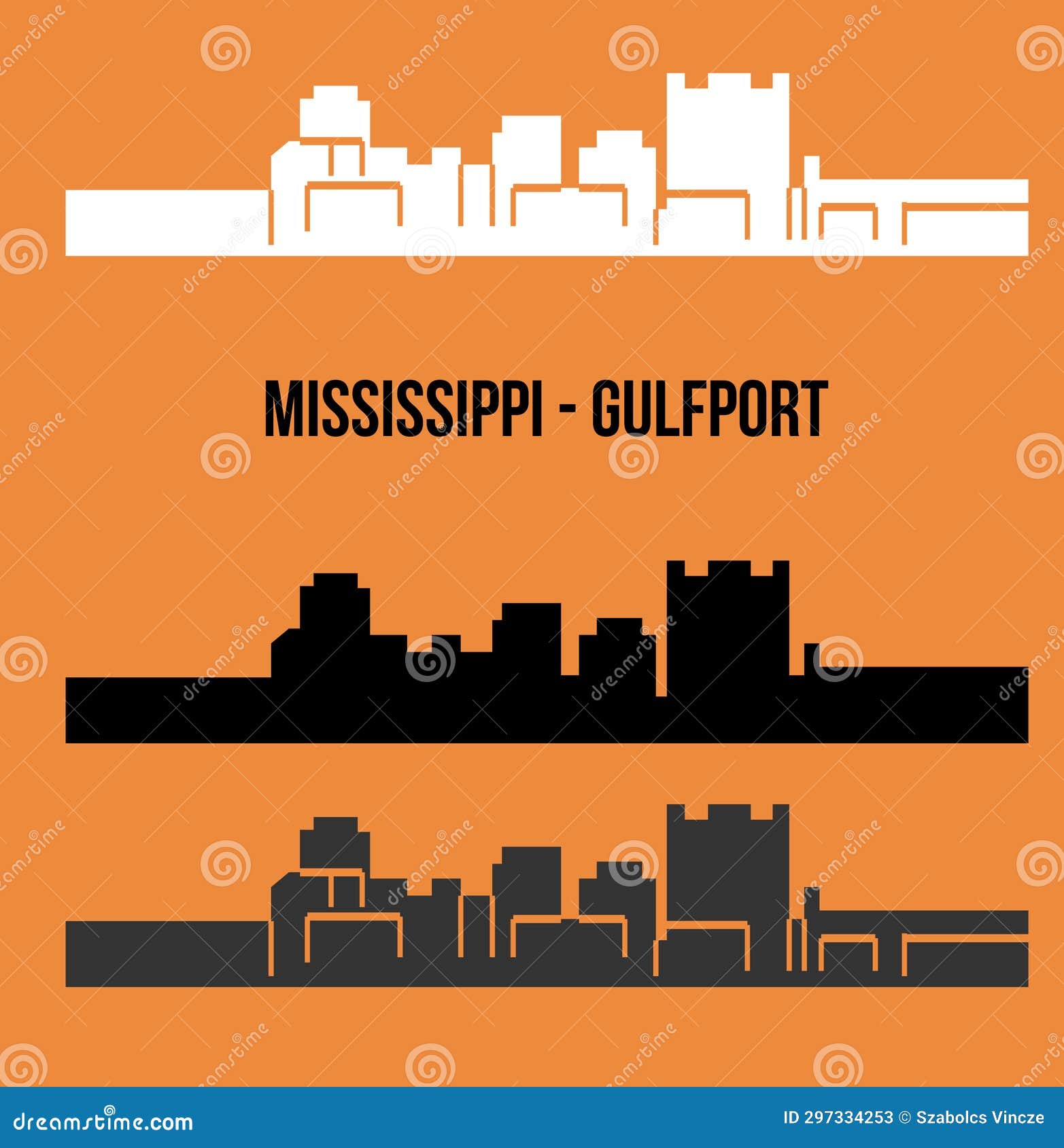 Gulfport, Mississippi stock vector. Illustration of mississippi 297334253