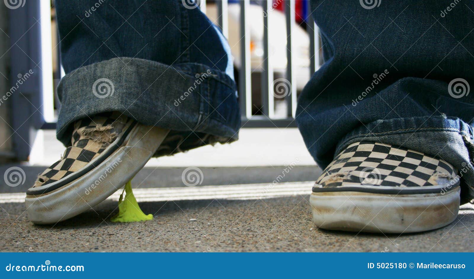 dirty checkered vans