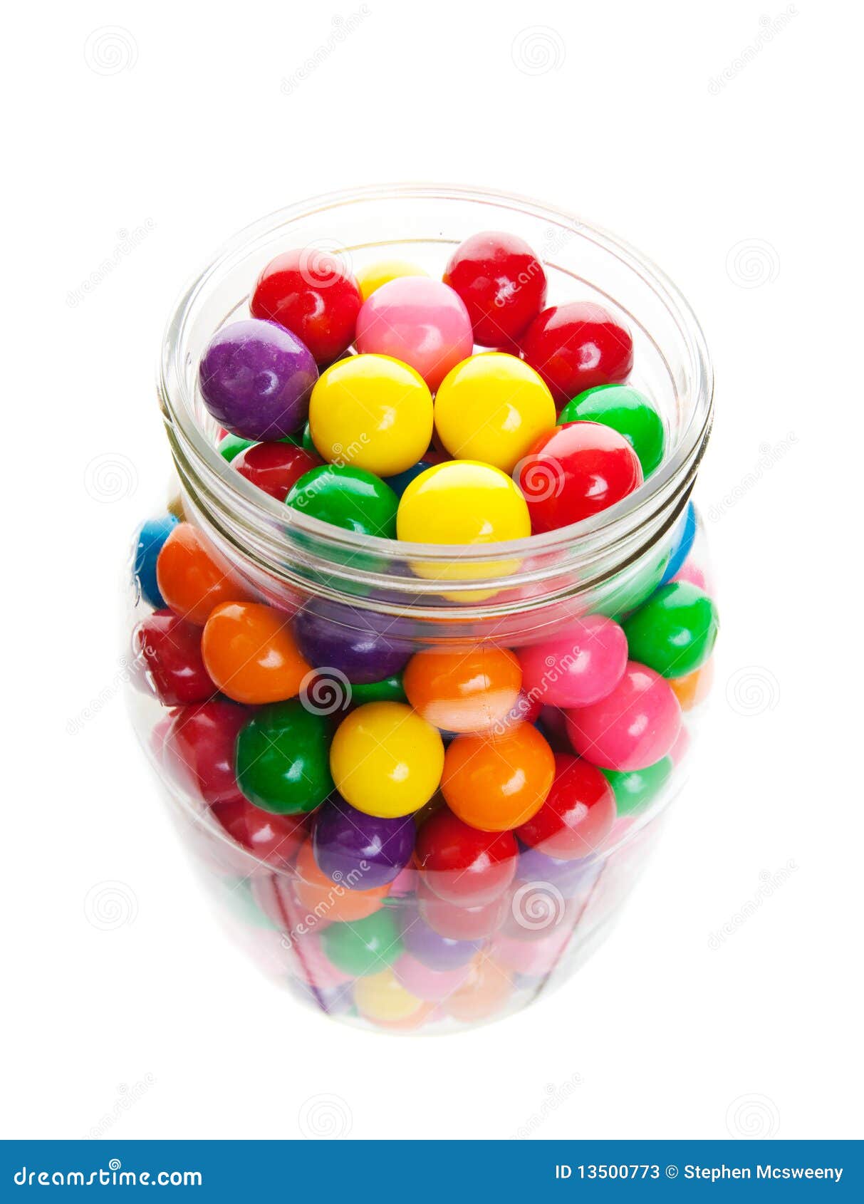 Gumball jar stock image. Image of treat, colorful, balls - 13500773