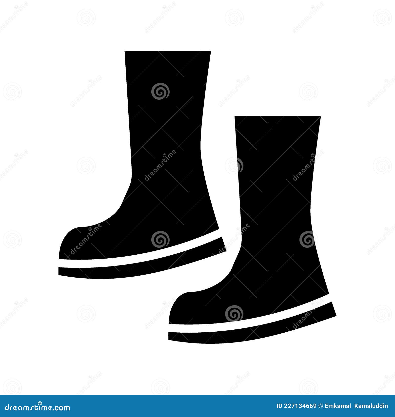 Gumboots Icon or Logo Isolated Sign Symbol Vector Illustration Stock ...